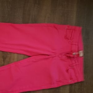 Paige Roxi Capri pink jeans